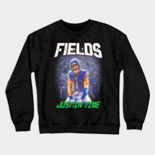 Justin Fields "Just In Time" Bears Crewneck Sweatshirt